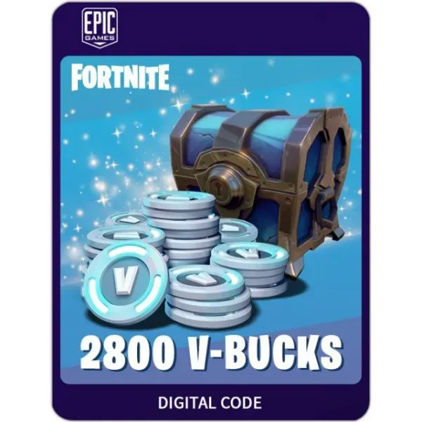 Fortnite 2800 V-Bucks – ONLY FOR WINDOWS PC – Epic Games (Digital Download)